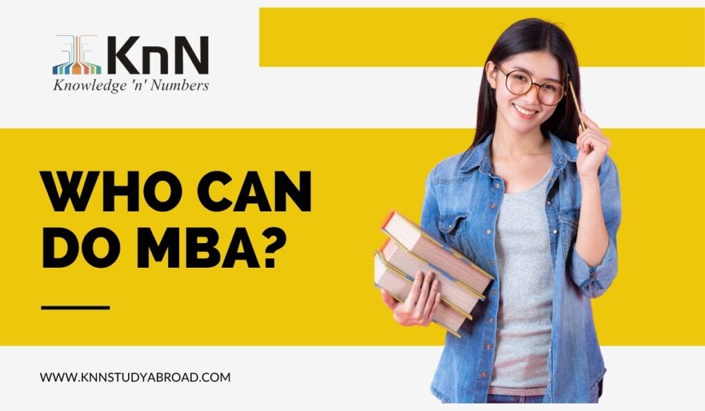 Who Can do MBA