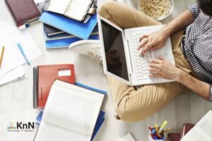 Student exploring internships and part-time jobs while studying abroad